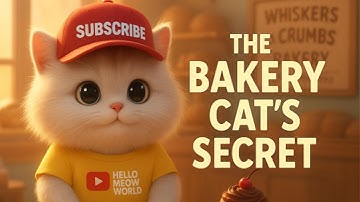 The Bakery Cat’s Secret | Cute Cat Animation Story 🐾