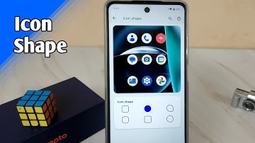 how to change icon shape in motorola