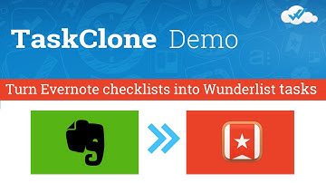 Integrate Evernote Todos with Wunderlist tasks