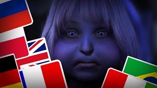 Charlie and The Chocolate Factorty | Violet Beauregarde - Oompa Loompa song in different languages