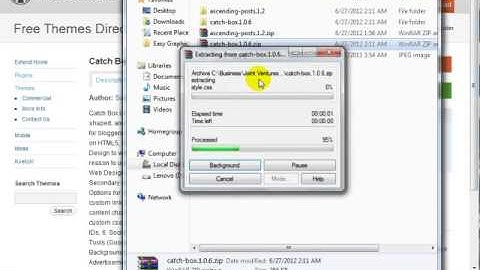 Wordpress Tutorials VIDEO 13 of 80 How to Upload and Install Themes Manually