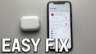 How To Fix AirPods Pro Not Connecting To iPhone