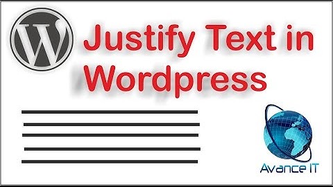 Justificar Texto en Wordpress | super sencillo!