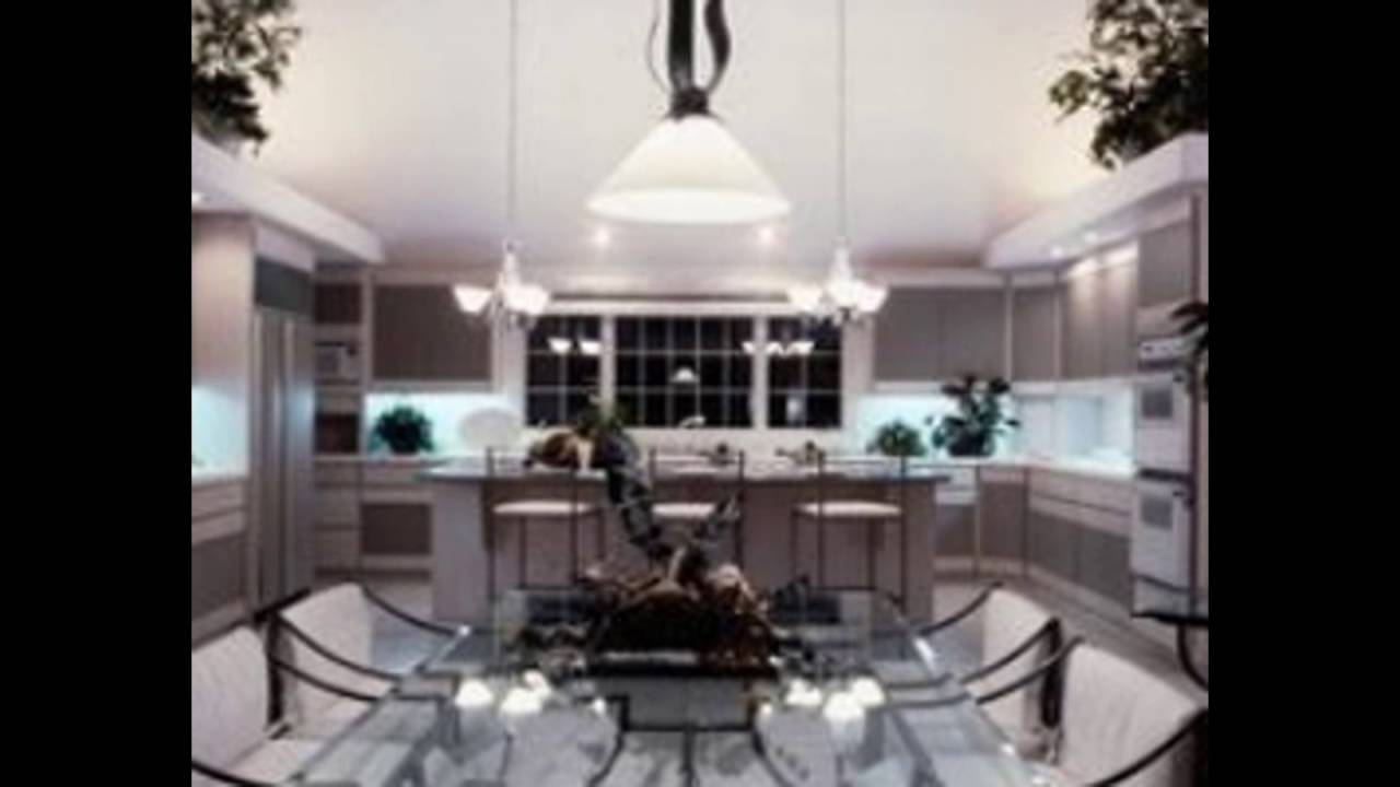 pendant lights for kitchen island height - YouTube