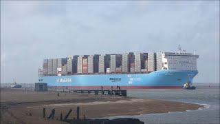 Port of Felixstowe welcomes the largest Methanol enabled container ship Ane Maersk. 25th March 2024