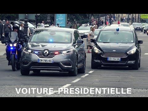 Voiture présidentielle blindée (nouvelle) // Armored French President's Car