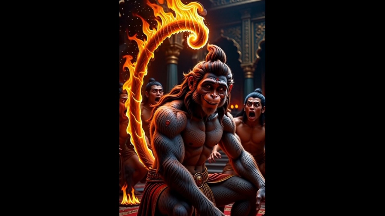 बहुत समय पहले की बात है | हनुमान और रावण | Kids Story 🐒🔥| 