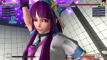 [KOF XIV] Athena - Shining Crystal Bit ( 2 hits )