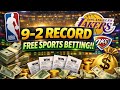 FREE NBA PLAYS OF THE DAY!! (9-2 RECORD) - 2/9/26