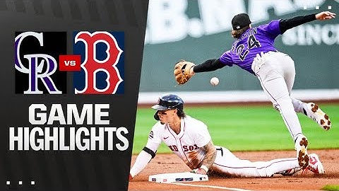 Rockies vs. Red Sox Game Highlights (7/9/25) | MLB Highlights