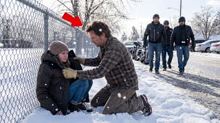 Homeless Man Gave His Coat to a Freezing Biker’s Daughter — ONE DAY 50 HELLS ANGELS FOUND HIM