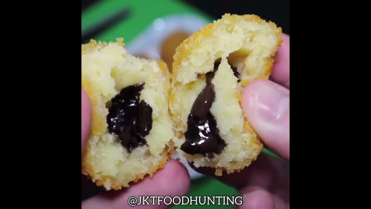 RESEP TAPE GORENG COKELAT MELELEH #JKTFOODHUNTING