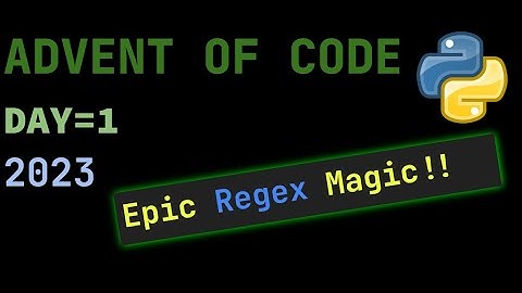 Advent of Code 2023 Day 1 Python!