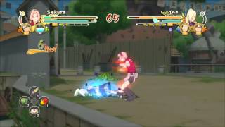 Naruto Ultimate Ninja Storm 3 Sakura vs. Ino