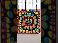 Colorful Zen Doodle for Beginners | Easy Step by Step