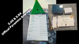 Famous 2.65 and 2.54 (winning) official pyraminx averages! | Mofunland Speedcubing 25’ | Profile