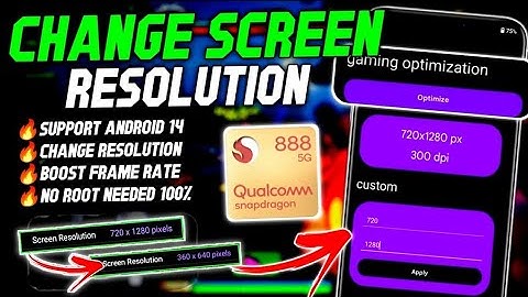 How To Change Screen Resolution on Any Phones | No Root Needed