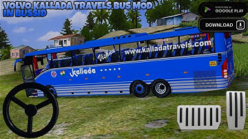 Volvo Kallada Bus Mod In Bus Simulator Indonesia - Bussid Bus Mod - Bussid Car Mod - Bussid Volvo