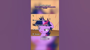 Ranking Twilight Sparkle Moments Part 2 #ranking #mylittlepony #shorts