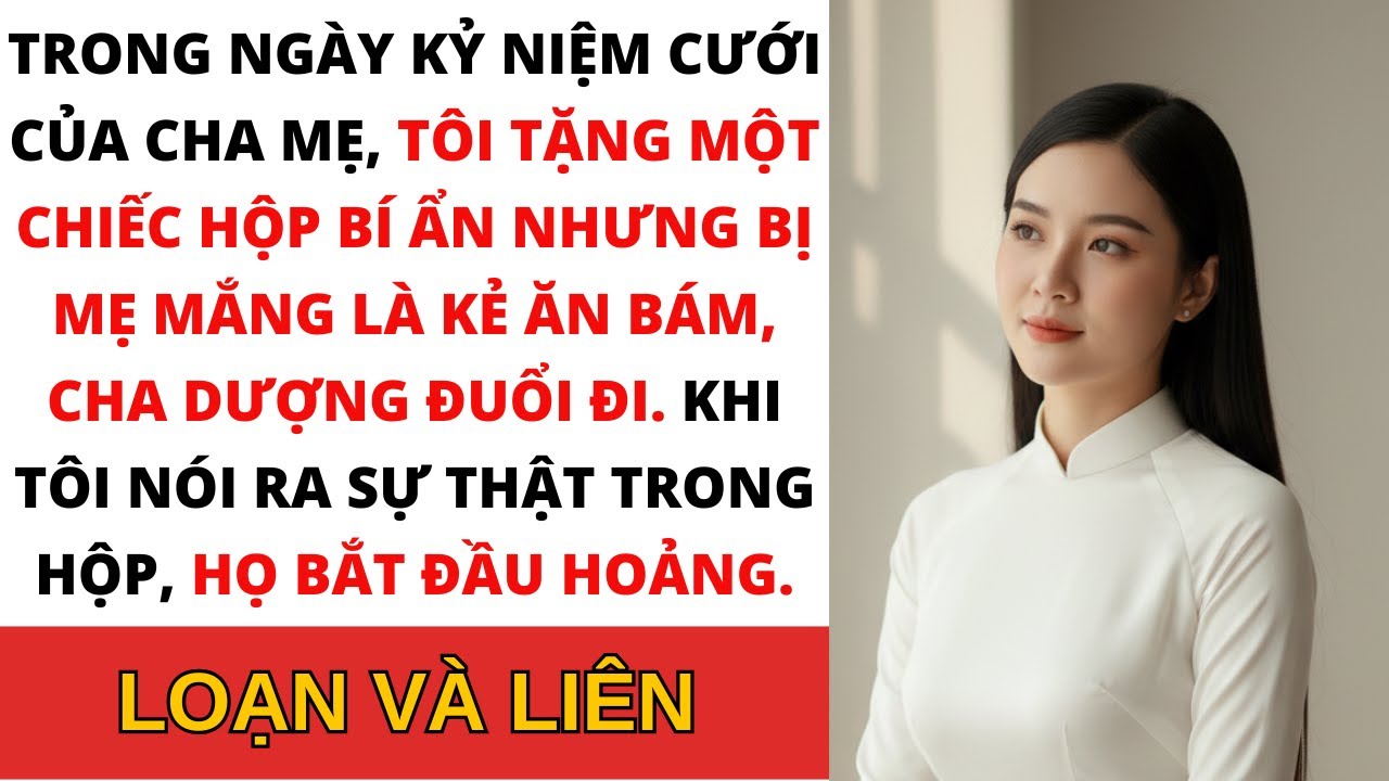 Cha Mẹ Gọi Tôi Là “Kẻ Ăn Bám” Trong Lễ Kỷ Niệm Ngày Cưới Của Họ — Cho Đến Khi Tôi Mở Chiếc Hộp Quà