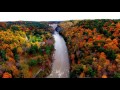 Flyover above Letchworth State Park