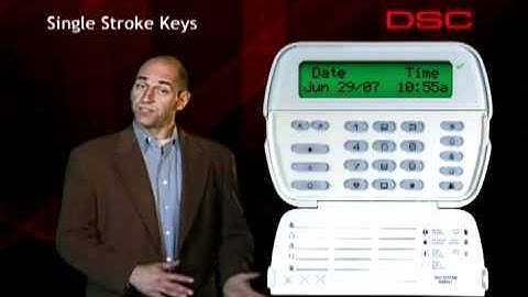 DSC PowerSeries Security System Single Stroke Keys
