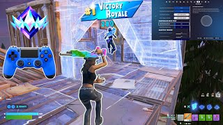NEW Peterbot Console Settings + Ps4 Controller Gameplay | Fortnite Reload Ranked 