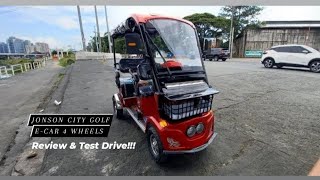 Jonson City Golf ECar (4Wheels) Review & Short Test Drive!!!!!