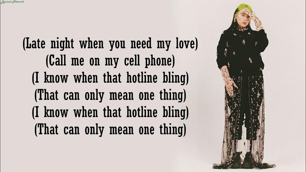 Billie eilish hotline edit. Billie Eilish Hotline. Billie Eilish Hotline Bling Notes.