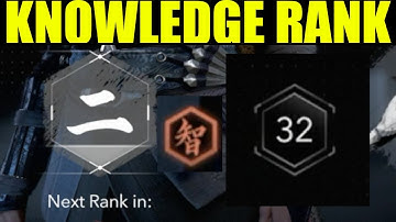 How to increase knowledge rank assassin
