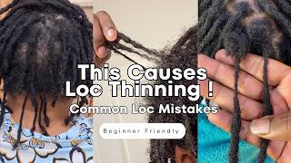 Beginner Loc Mistakes That Cause Thinning (Avoid These Early)