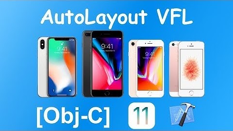 [Obj-C]AutoLayout | VFL язык визуального формата описания адаптивной верстки