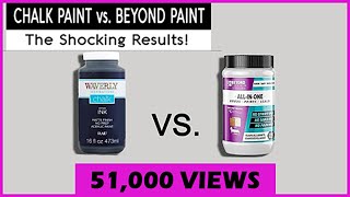 Beyond Paint vs. Chalk Paint | The Shocking Results! | BEYOND PAINT APPLIED 4 WAYS. screenshot 2