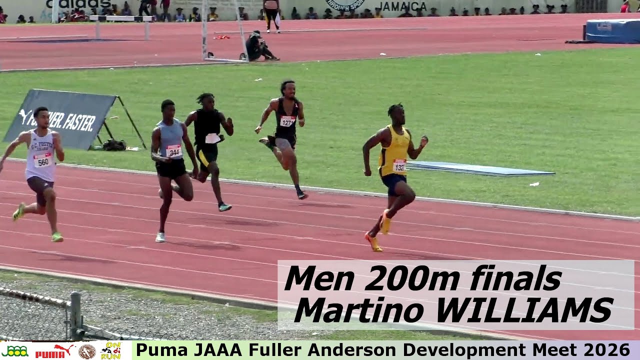 Men 200m Finals | Martino WILLIAMS, Ashanie SMITH, Delano KENNEDY | Puma JAAA Fuller Anderson 2026