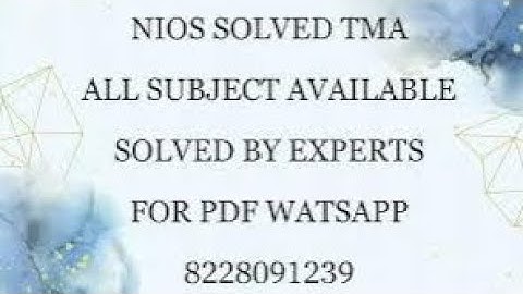 Nios accountancy 320 tma 2023-24 /nios accountancy 320 solved tma 2023-24/ watsapp pdf :- 8228091239