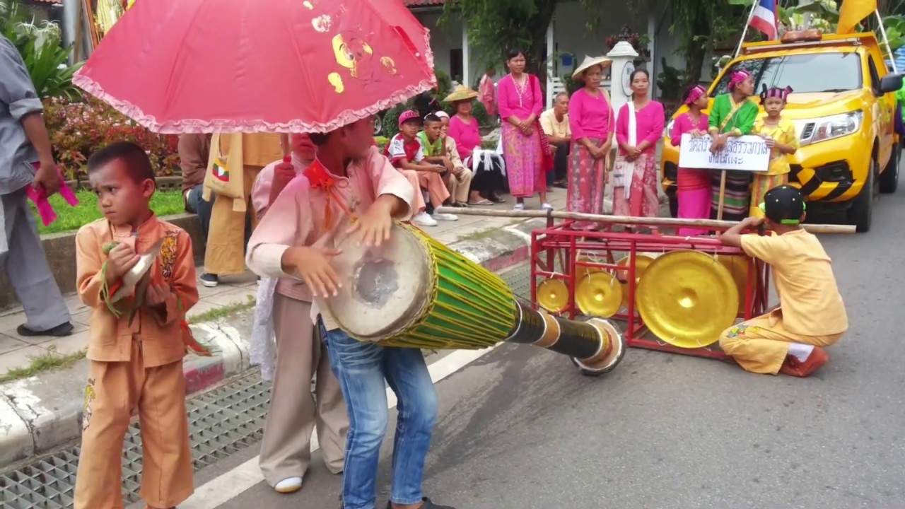 ตอนที่ 025 - ตีกลองกันยาว เยาวชนบ้านท่าโป่งแดง  อ.เมืองแม่ฮ่องสอน