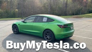 SOLD: Tesla Model 3 Performance, $27,500 with Full Self Driving, low miles, extended warranty