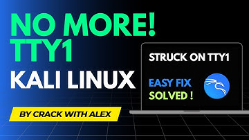 Kali Linux Stuck on TTY1? Fix Missing GUI in Minutes! (100% Working Method)