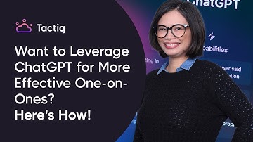 How Managers Can Leverage ChatGPT for Better One on One Meetings