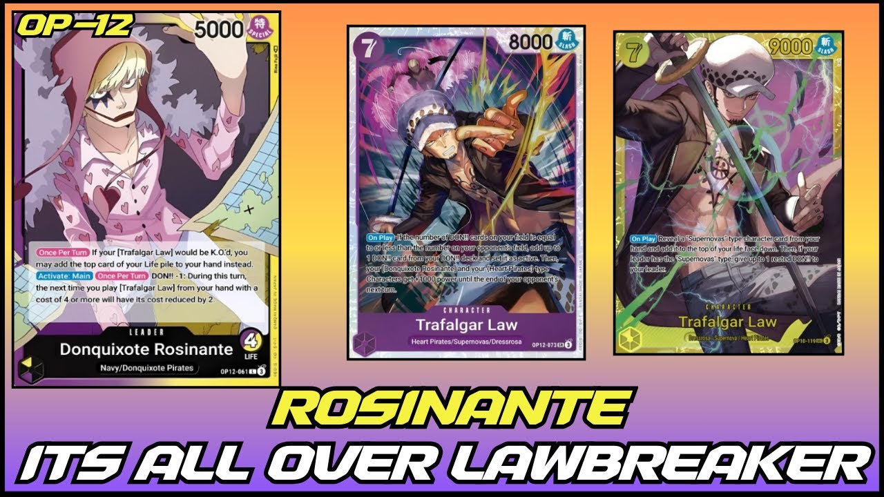 rosinante deck one piece tcg Donquixote Rosinante (Japanese Version 2nd Anniversary Set) [One Piece