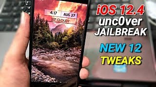 Top 12  NEW JAILBREAK Cydia Tweaks For Unc0ver Jailbreak iOS 12-12.4 | A12 compatible