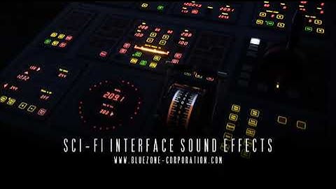 SCI FI Interface Sound Effects, User Interface Sounds, Futuristic UI Sound Kit, HUD Sounds