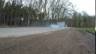 Saab 9-3 18T vector burnout  (GoPro)