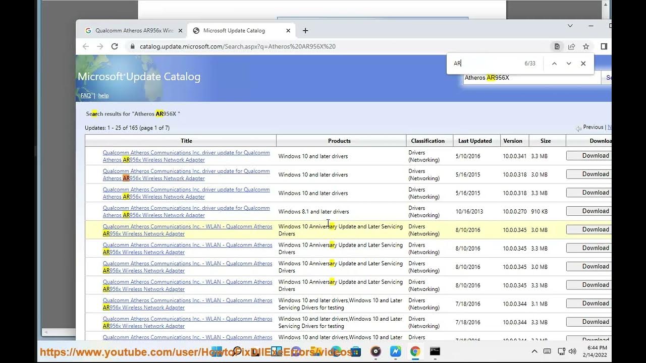 Download Atheros AR956x Wireless Adapter Driver for Windows
