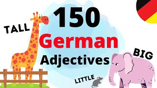 Learn German Adjectives ~ TOP 150 ADJECTIVES IN GERMAN screenshot 3