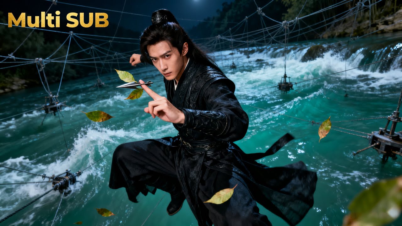 無人能闖的千米機關江，小夥竟憑幾片樹葉輕鬆過關！