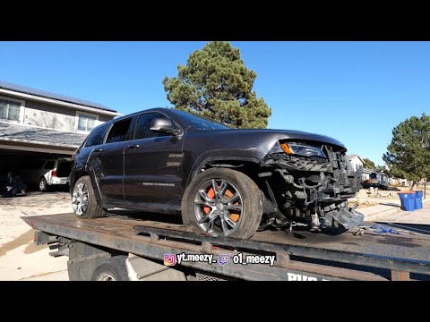 I FINALLY TOOK MY TOTALED TRACKHAWK TO GET FIXED - YouTube