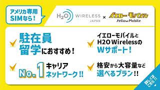 SIM H2O Wireless JAPAN -