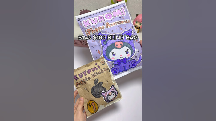 $1 vs $100 BLIND BAG KUROMI EDITION #diy #papercraft #blindbag #craft #squishy #iphone #サンリオ #산리오