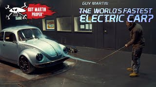 How to make an electric Beetle go 140mph | Guy Martin Proper